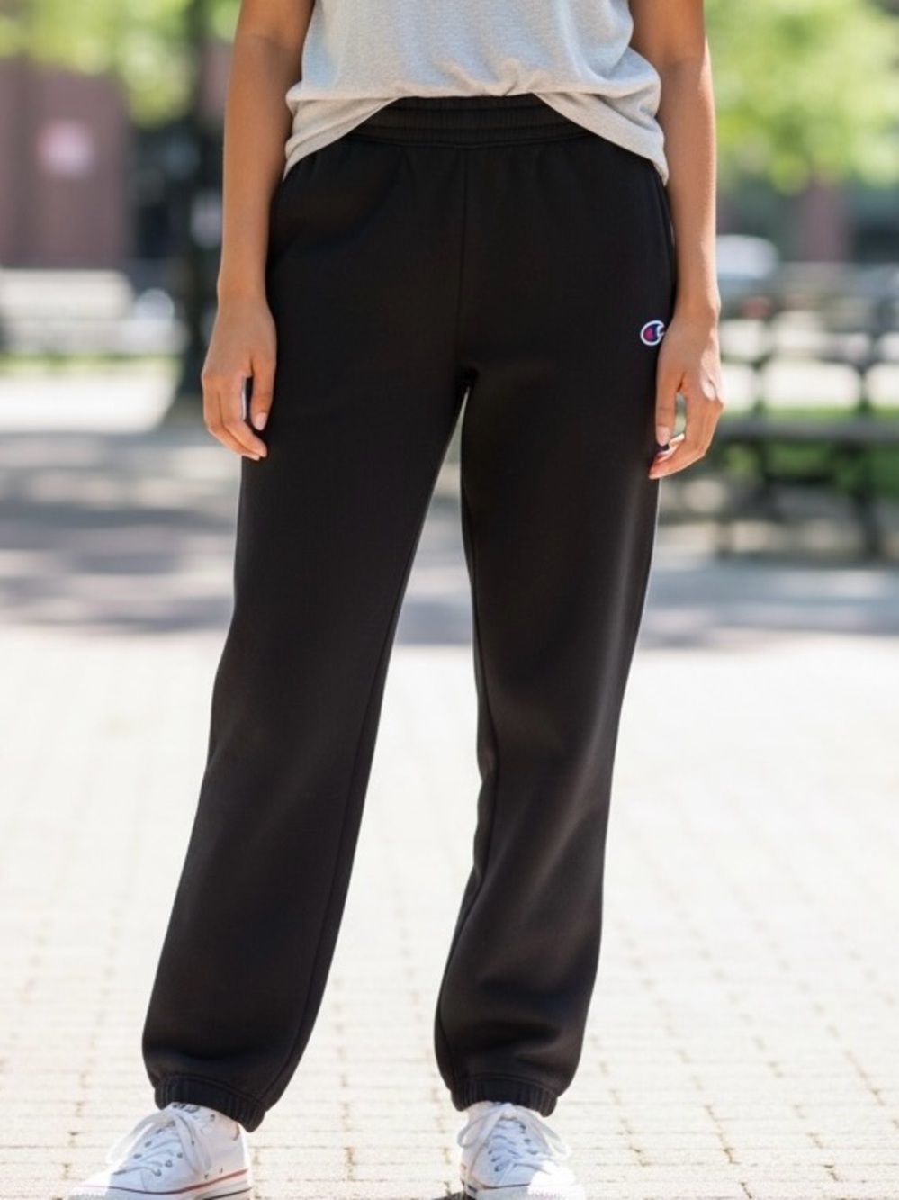 Champion Authentic Athleticwear Black Fleece Jogger Sweatpants XS Women